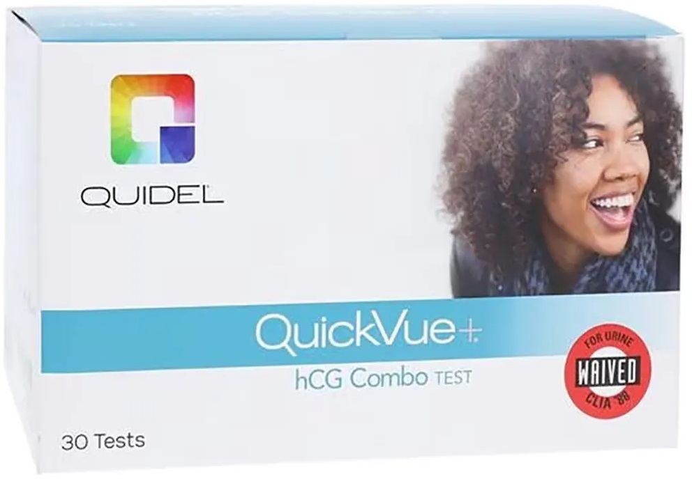 Pregnancy Test QuickVue+® One-Step hCG Combo Tes .. .  .  